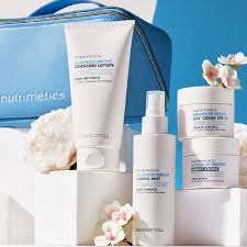 Nutrimetics Cosmetics - Light Blue Bag