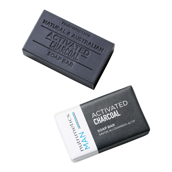 Nutrimetics MAN Activated Charcoal Soap Bar 150g