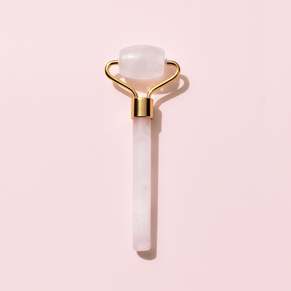 Clear Quartz Petite Facial Roller